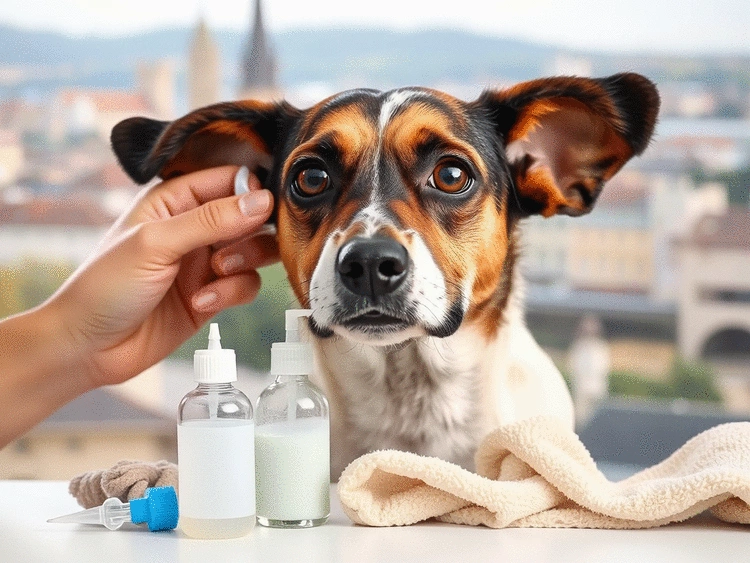 Soins complémentaires pour chien : nettoyage oreilles, yeux, griffes à Reims