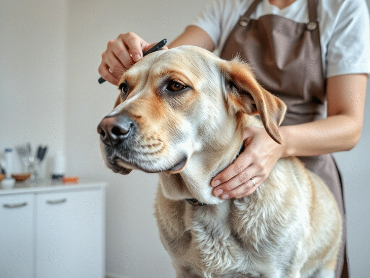 Toilettage chien senior à Reims : besoins spécifiques et précautions