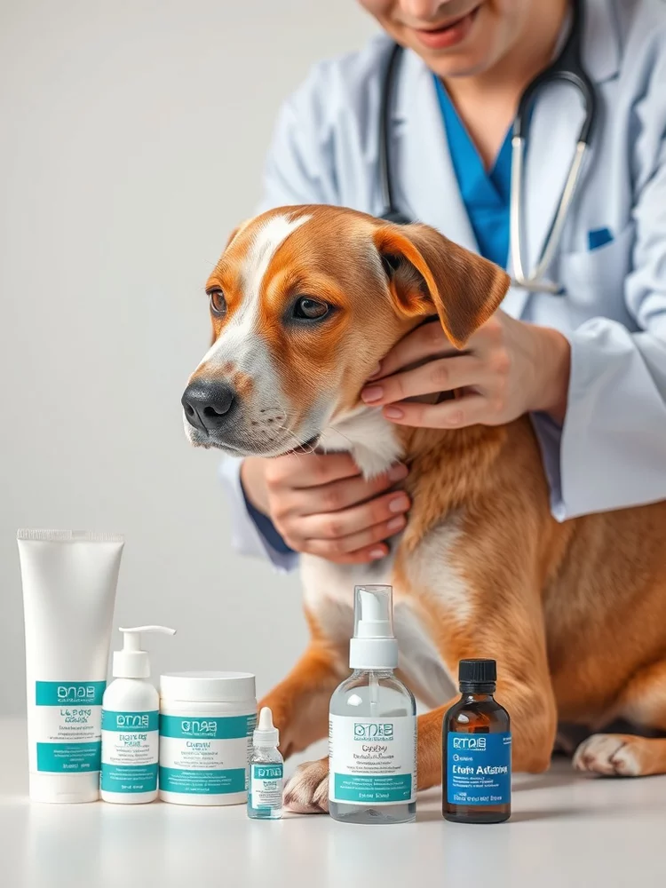 Traitement dermatologique pour chiens allergiques