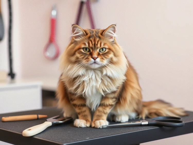 Toilettage de chats dans la région de Reims